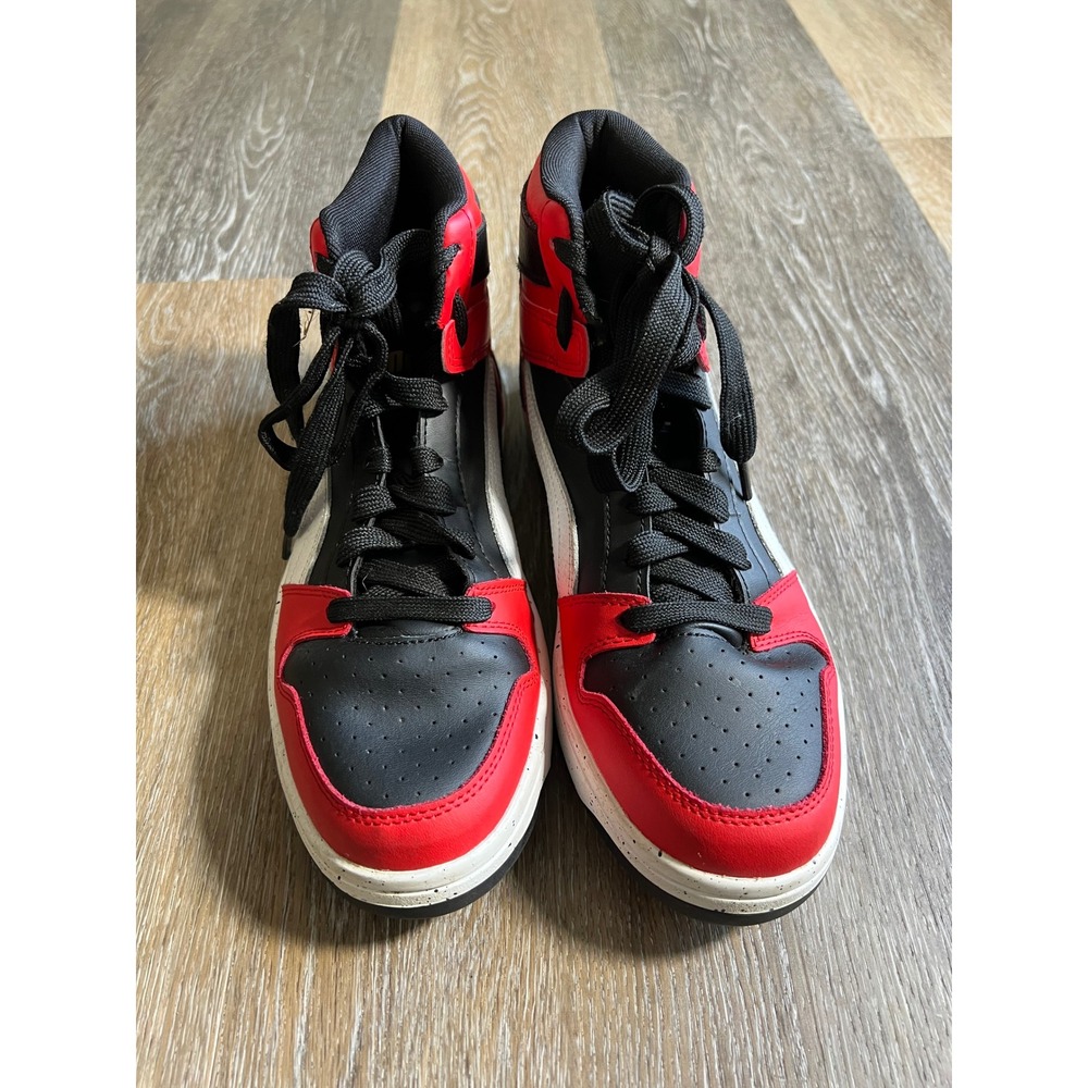 Puma Rebound LayUp‎ Red Black White High Top Sneakers 383222-01 Mens 8